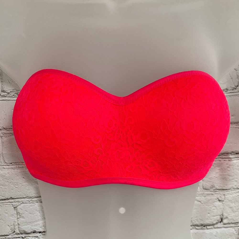 Victoria’s Secret Pink lace push-up bandeau